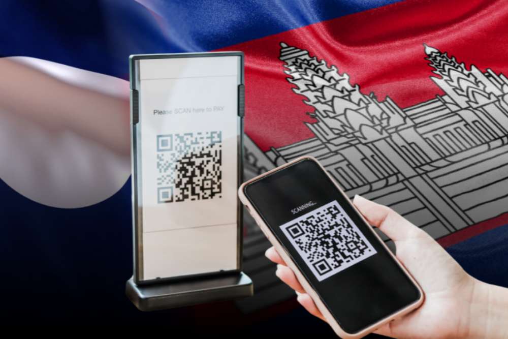 תשלום בקוד QR בקמבודיה